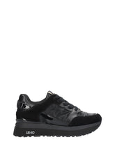 LIUJO CALZATURE SPORT Liu Jo Sneakers Maxi Wonder 91 platform in pelle Nero Nero
